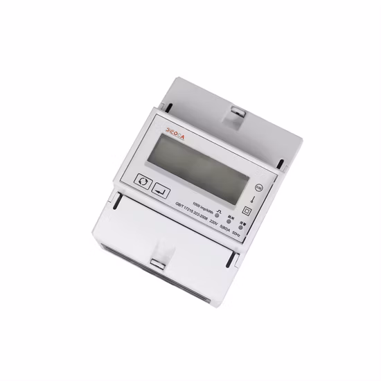 Contatore di energia digitale intelligente wireless monofase Tuya su guida DIN Dac4121c