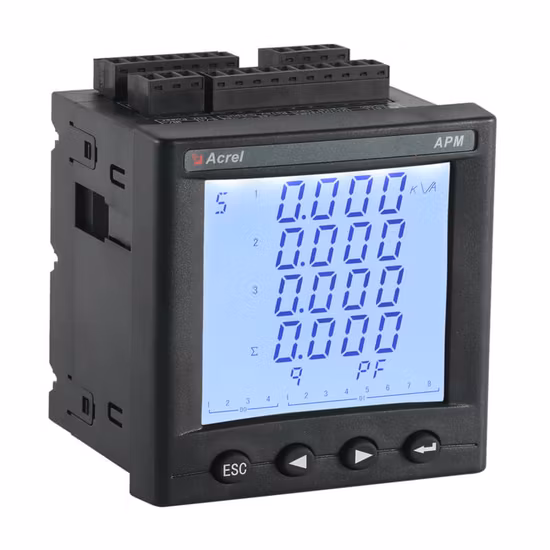 Misuratore di potenza multifunzione Acrel Apm810 in design modulare