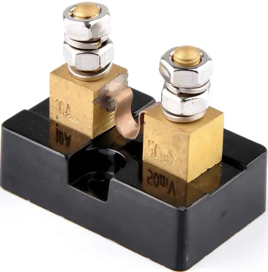 Shunt di alimentazione con 60 A/60 mV