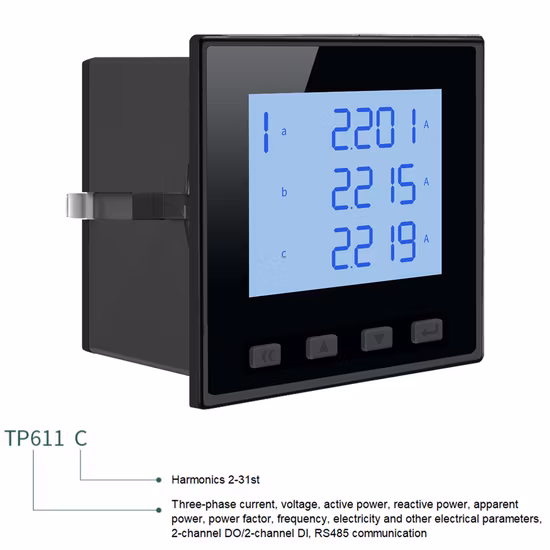 Misuratore di potenza digitale Atz2000 Misuratore da pannello multifunzione 3 anni di garanzia Contatore di elettricità Contatore di energia