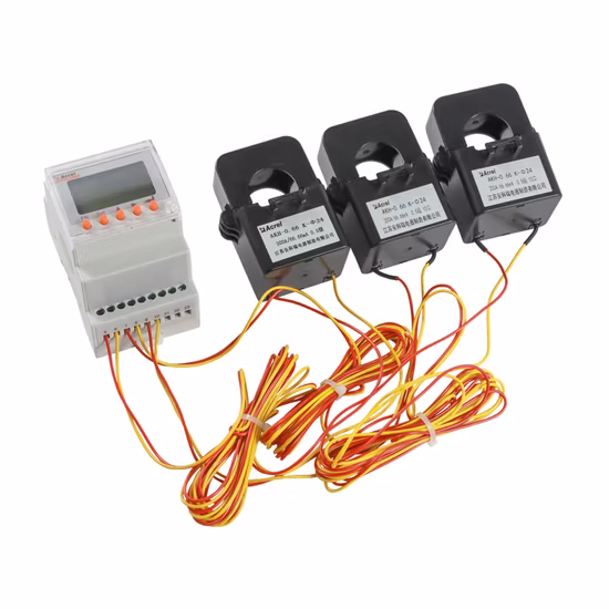 Contatore intelligente bidirezionale a energia solare di fase RS485 Modbus 1/3 per stazione di ricarica EV